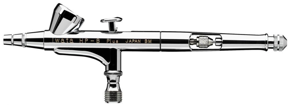 IWATA: High Performance HP-B Plus Gravity Feed Dual Action Airbrush 