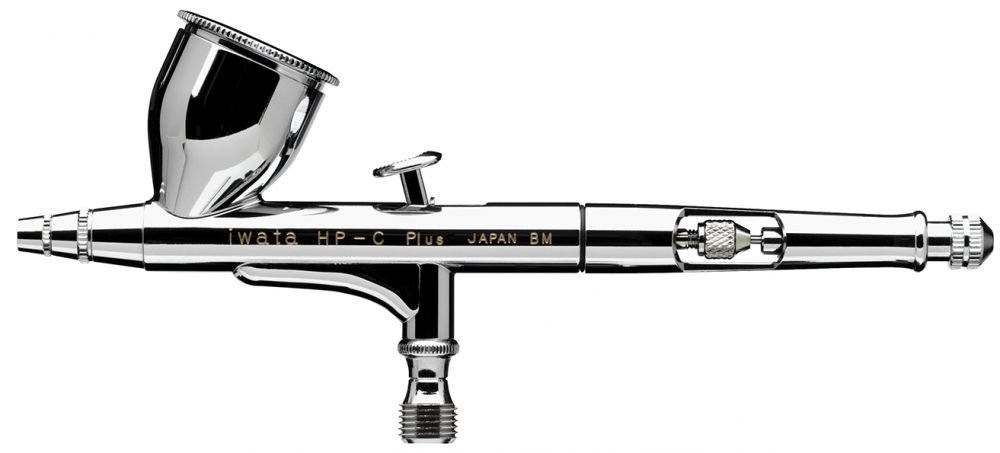 IWATA: High Performance HP-C Plus Gravity Feed Dual Action Airbrush 