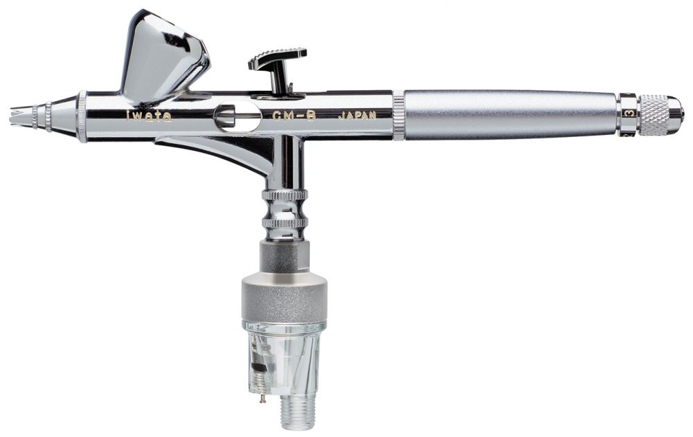 IWATA: ICM 2002 Custom Micron CM-B Gravity Feed Dual Action Airbrush 
