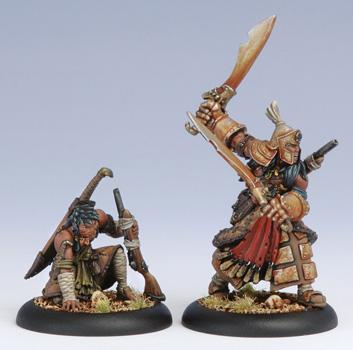 Warmachine: Menoth (42010): Idrian Skirmisher Chieftain and Guide 