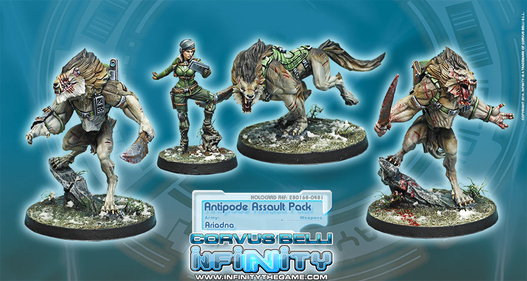 Infinity Ariadna (#481): Antipode Assault Pack 