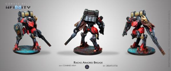 Infinity Combined Army (#726): Raicho Armored Brigade 