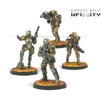 Infinity Haqqislam (#1017): Hassassin Fireteam Pack: Alpha 
