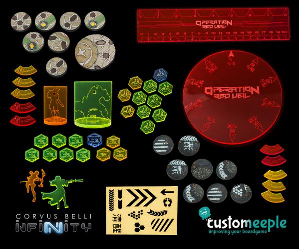 Infinity Markers: Operation Red Veil Deluxe Token Pack 