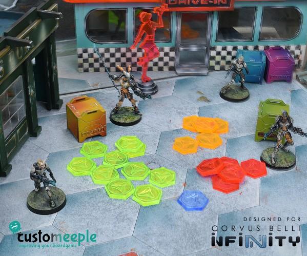 Infinity Markers: Order Tokens - Sectorial Hassassin Bahram 