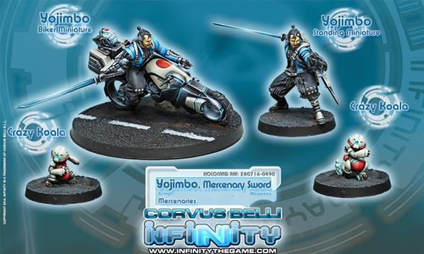 Infinity Non-Aligned Armies (#490): Yojimbo, Mercenary Sword 