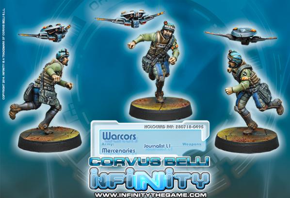 Infinity Mercenaries (#495): Warcors (Journalist) 