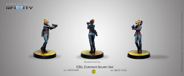 Infinity Mercenaries (#723): CSU, Corporate Security Unit (Boarding Shotgun) 