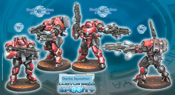 Infinity Nomads (#460): Gecko Squadron 