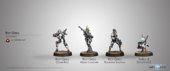 Infinity Nomads (#651): RIOT GRRLS 