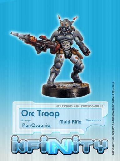 Infinity PanOceania (#015): Orc Troop Multi Rifle 