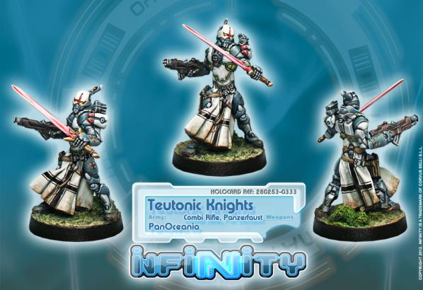 Infinity PanOceania (#333): Teuton Knights (Combi Rifle, D.E.P.) 