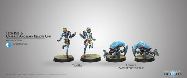 Infinity PanOceania (#631): TECH BEE & CRABBOT ANCILLARY REMOTE UNIT 