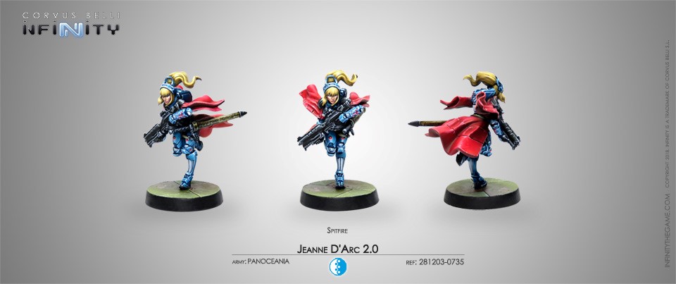 Infinity PanOceania (#735): Jeanne Darc (Mobility Armor / Spitfire) 