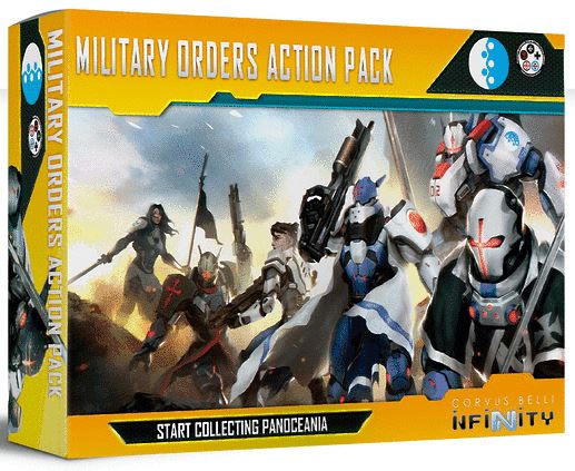 Infinity PanOceania (#870): PanOceania Military Orders Action Pack 