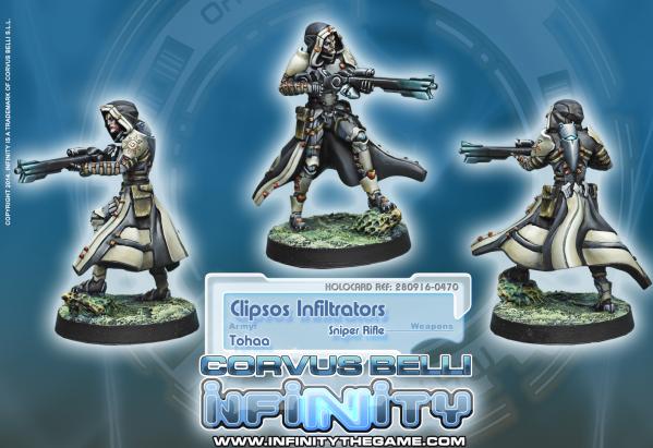 Infinity Tohaa (#470): Clipsos Unit (Sniper) 