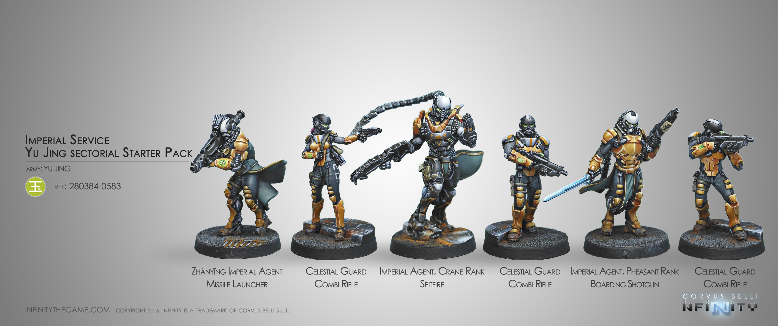 Infinity Yu Jing (#583): Imperial Service (Sectorial Starter Pack) 
