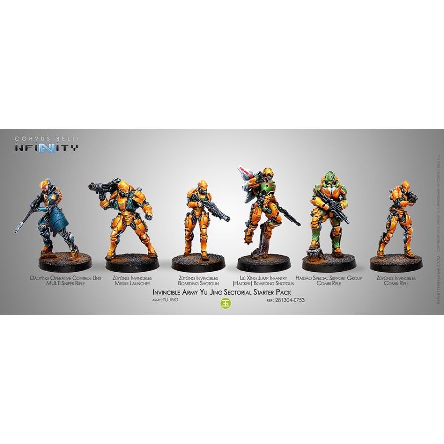 Infinity Yu Jing (#753): Invincible Army Sectorial Starter Pack  