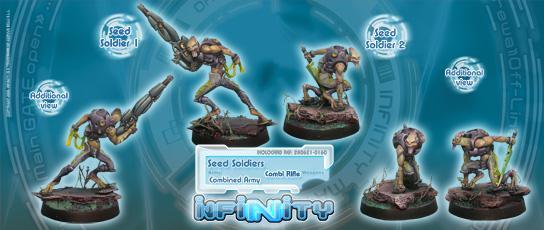 Infinity Combined Army (#160): Seed Soldiers (Combi Rifle) 