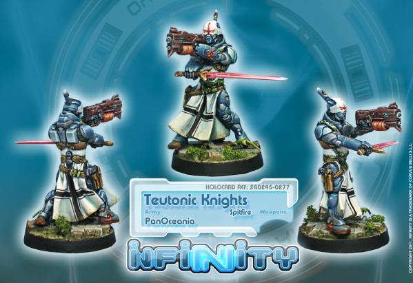 Infinity PanOceania (#277): Teutonic Knights (Spitfire) 