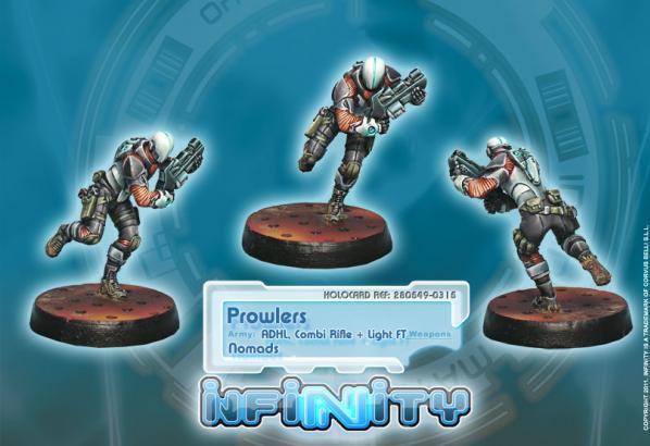 Infinity Nomads (#315): Prowler (Combi Rifle, ADHL) 