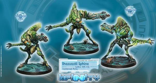 Infinity Combined Army (#317): Shasvastii Armored Corps Sphinx (TAG) 