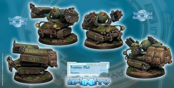 Infinity Ariadna (#323): Traktor Muls. Regiment of Artillery and Support 