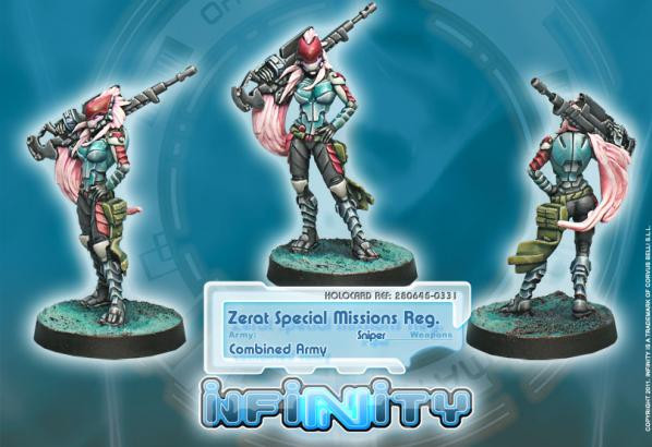 Infinity Combined Army (#331): Zerat (MULTI Sniper) 