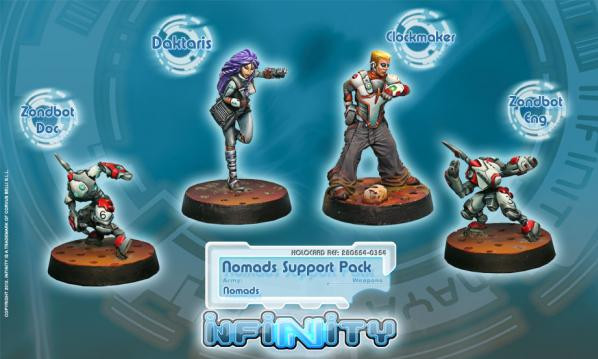 Infinity Nomads (#354): Nomads Support Pack 