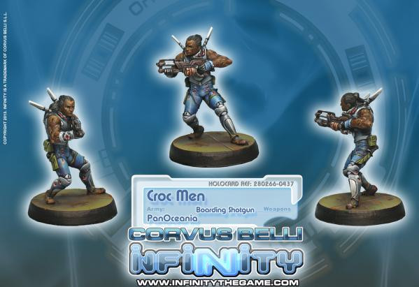 Infinity PanOceania (#437): Croc Man (Boarding Shotgun) [SALE] 