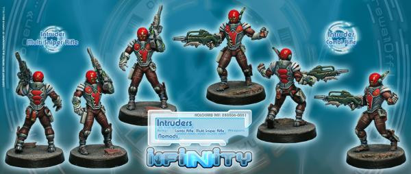Infinity Nomads (#445): Intruder, Corregidor Assault Commando (MULTI Sniper) 