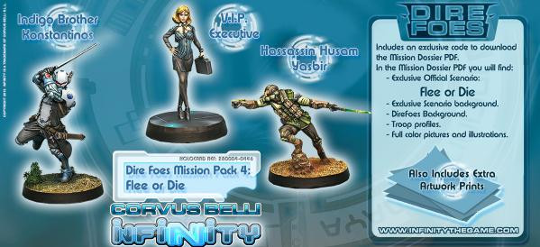 Infinity: Dire Foes Mission Pack 4: Flee or Die 