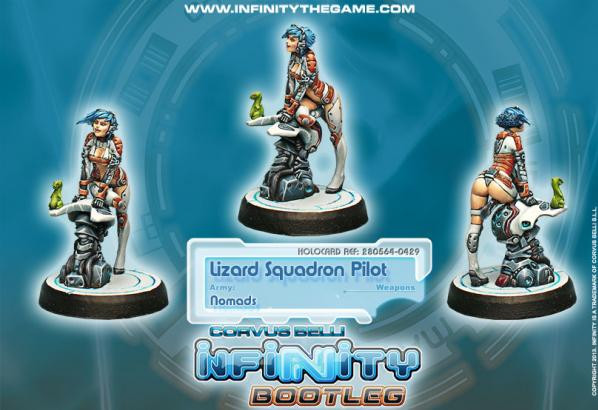 Infinity Nomads (#429): (Bootleg) Lizard Squadron Pilot 