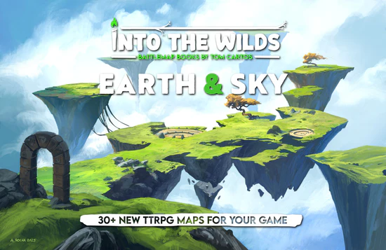 Into the Wilds Battlemap Books: EARTH & SKY 