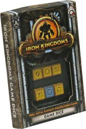 Q-Workshop: Metal Dice Set: Iron Kingdoms 