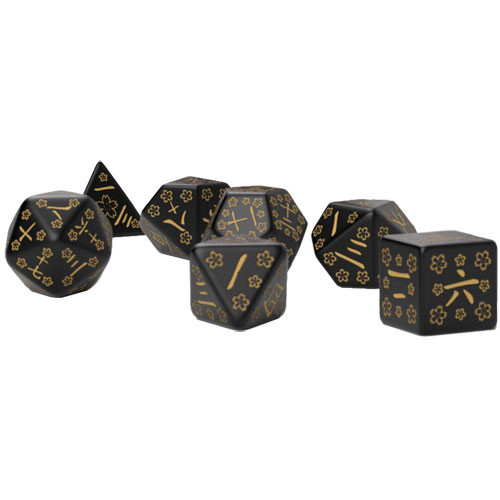 Japanese Dice Set: Last Words Stone main image 1