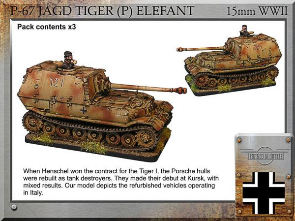 Forged in Battle: German: Jagd Tiger (P) Elefant 