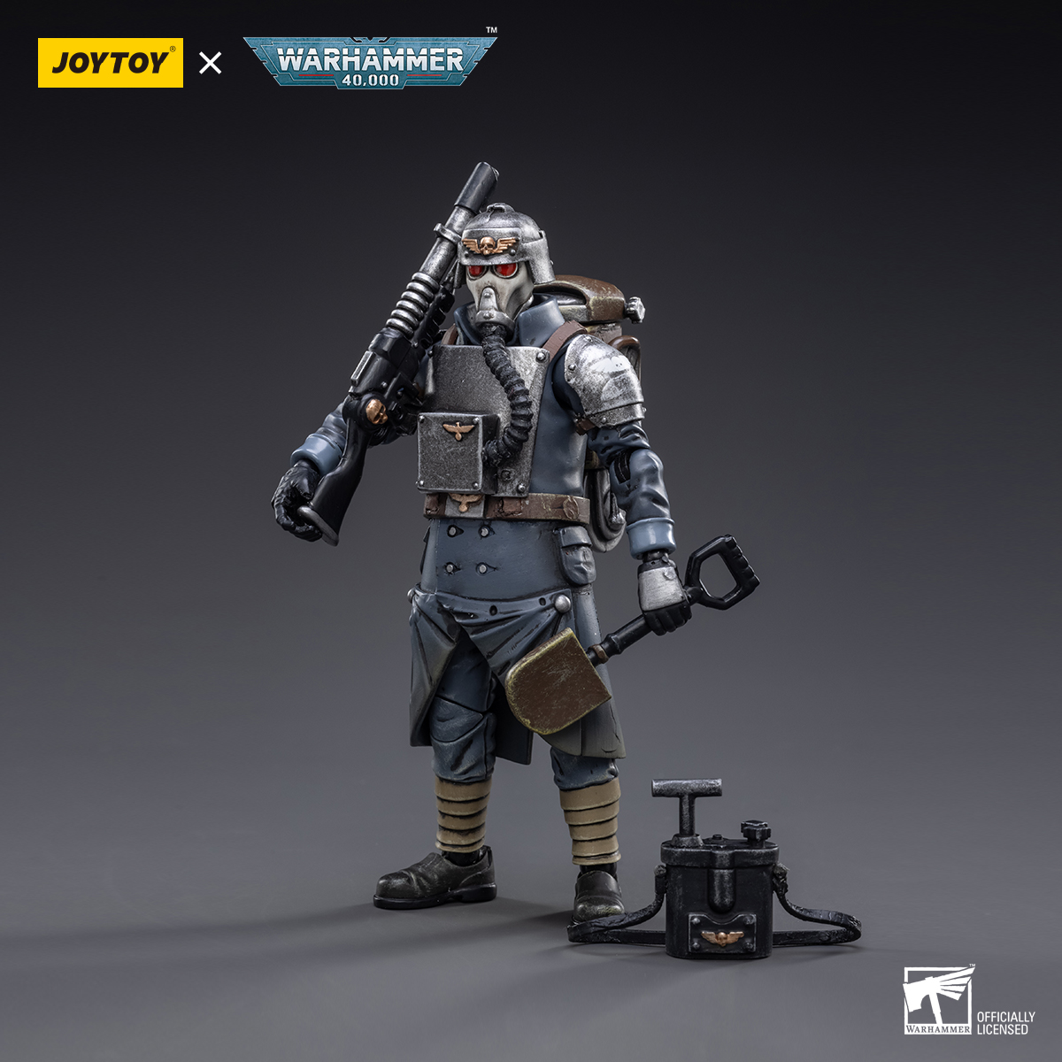 Joytoy: Warhammer 40K: Astra Militarum Death Korps of Krieg Veteran Squad Guardsman Demolitions Specialist 