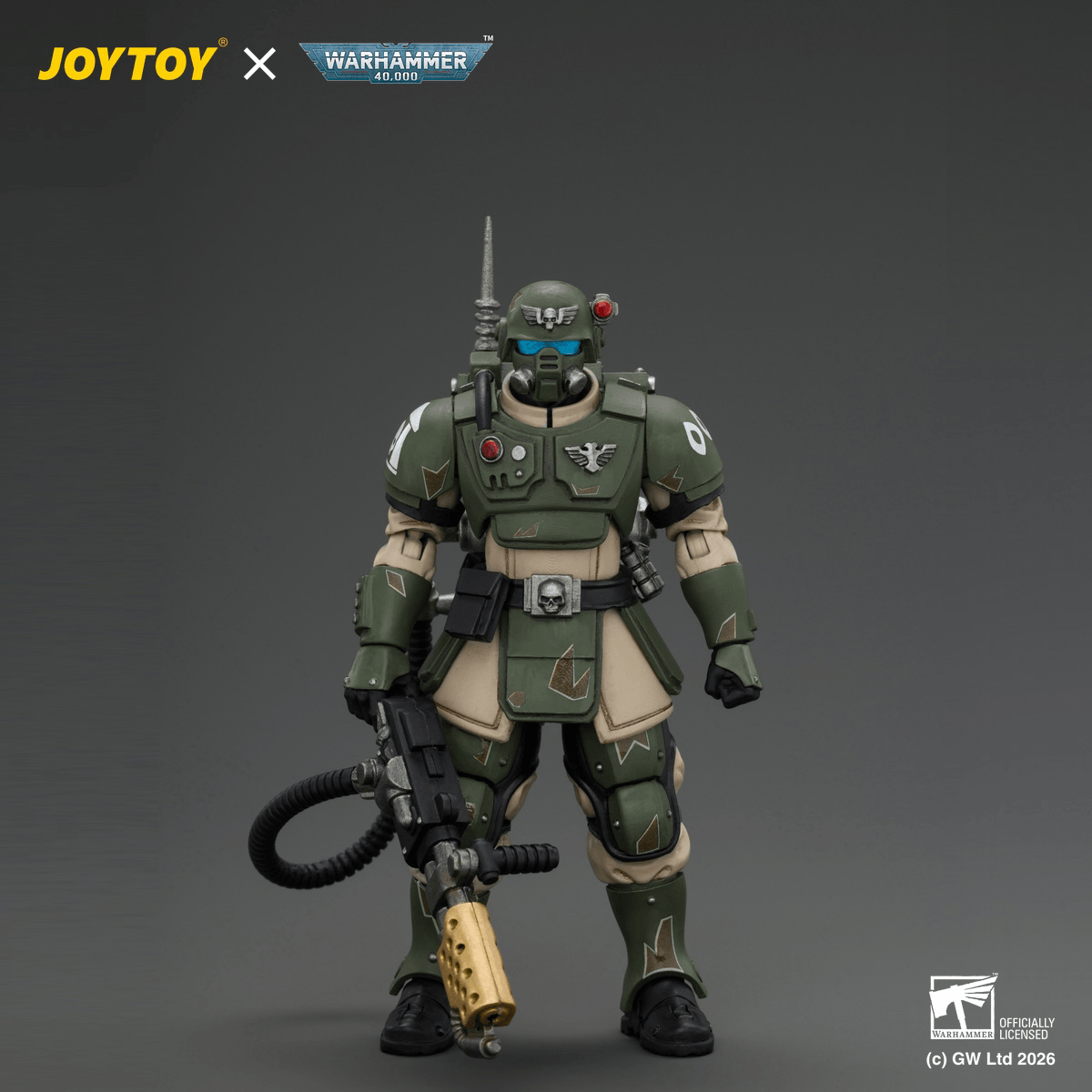 Joytoy: Warhammer 40K: Astra Militarum Kasrkin 2 with Flamer 