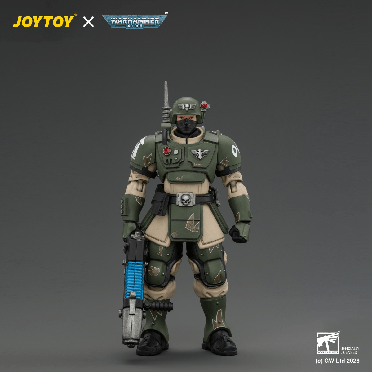 Joytoy: Warhammer 40K: Astra Militarum Kasrkin 4 with Plasma Gun 