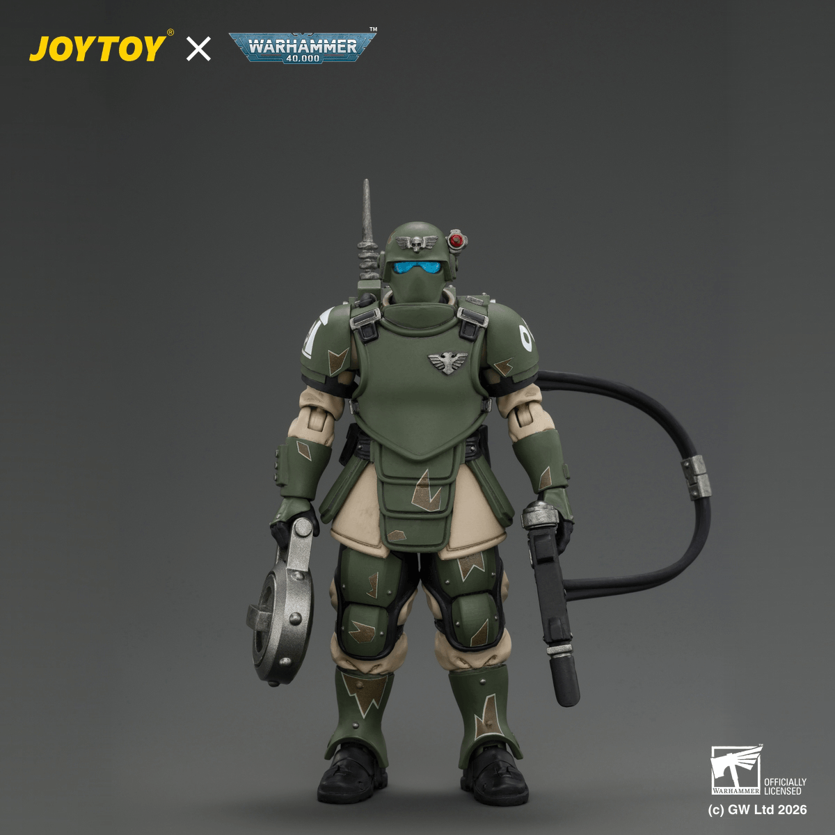 Joytoy: Warhammer 40K: Astra Militarum Kasrkin 6 with Hot-shot Laspistol 