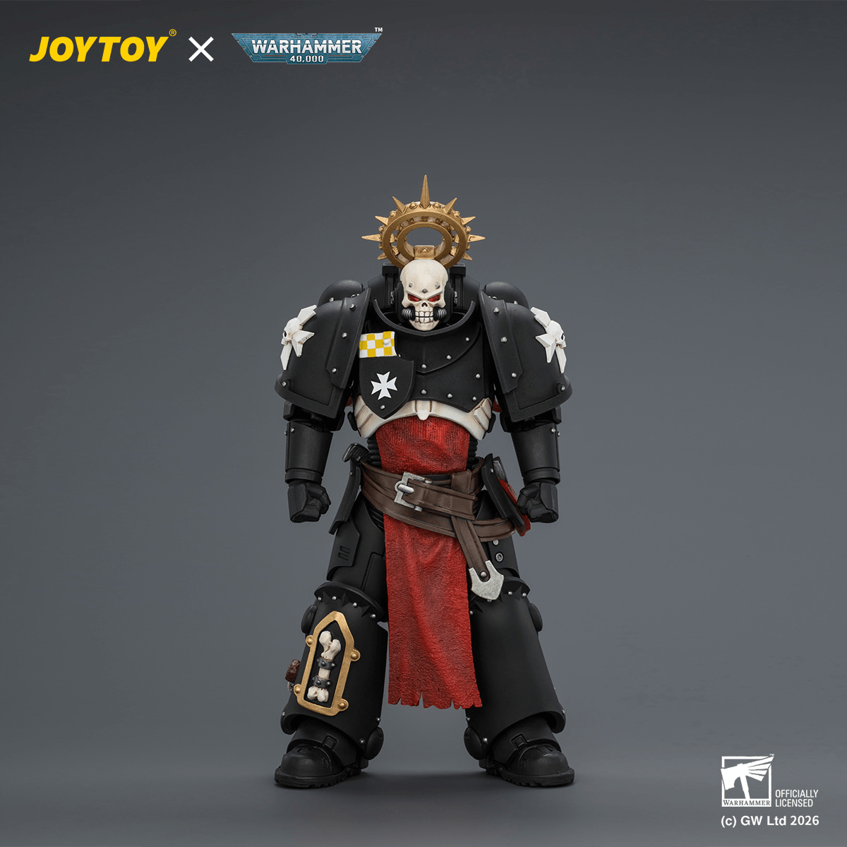 Joytoy: Warhammer 40K: Black Templars Execrator 2 with Crozius Arcanum and Absolvor Bolt Pistol 