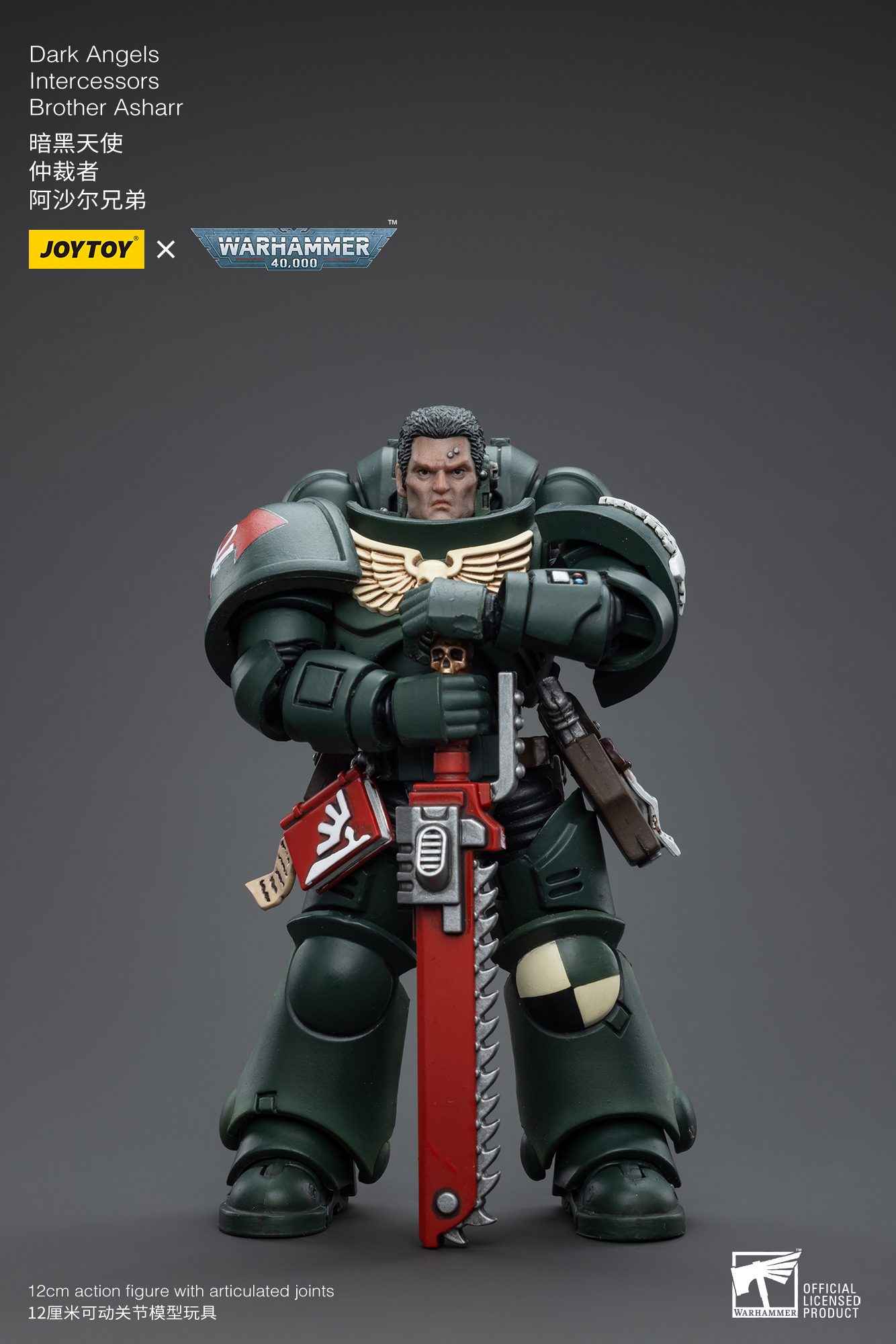Joytoy: Warhammer 40K: Dark Angels Intercessors Brother Asharr 