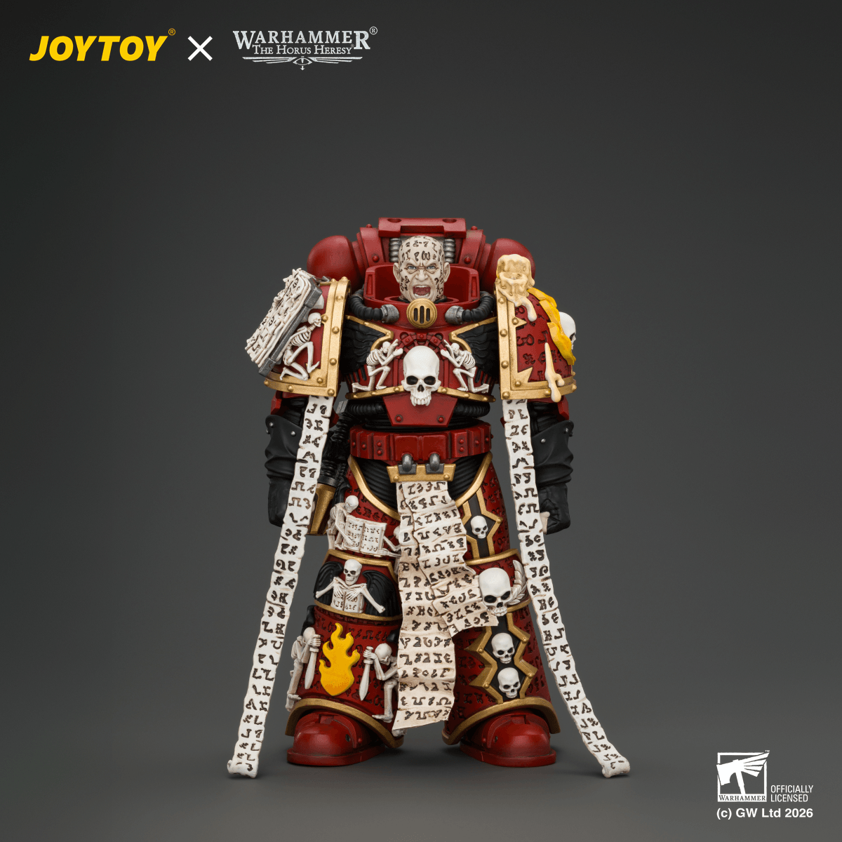 Joytoy: Warhammer 40K: Word Bearers Erebus, the Dark Apostle with Crux Malifica and Plasma Pistol 