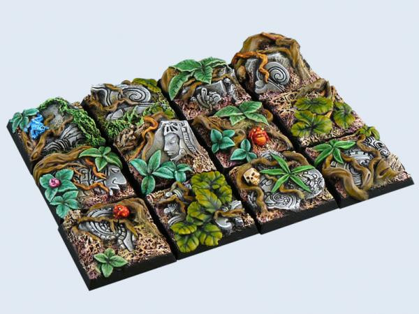 Micro Art Studio: Jungle Bases: 25x25mm 