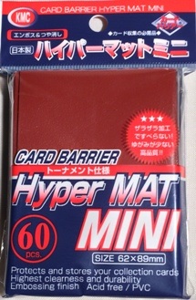 KMC Card Barrier Hyper Mat Mini: Red 