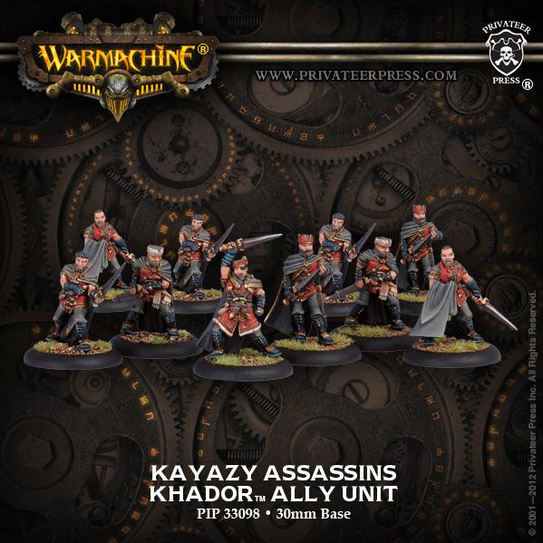 Warmachine: Khador (33098): Kayazy Assassins Khador Ally Unit 