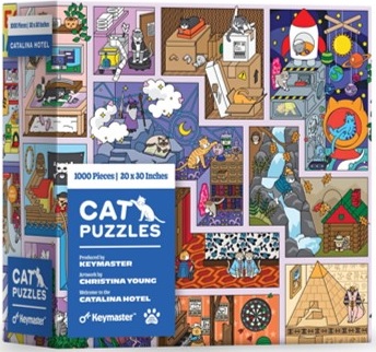 Keymaster Puzzles (1000): Cat Puzzles: Catalina Hotel 