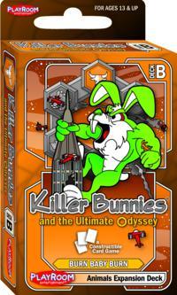 Killer Bunnies And The Ultimate Odyssey: Burn Baby Burn: Expansion: Animals Deck  B (SALE) 
