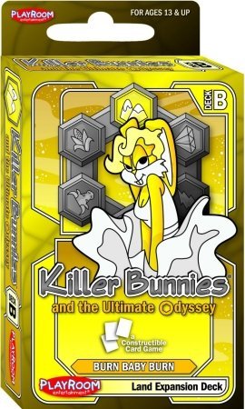 Killer Bunnies And The Ultimate Odyssey: Burn Baby Burn: Expansion: Land Deck  B (SALE) 